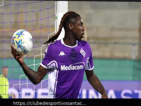 Moise Kean: l’indispensabile attaccante della Fiorentina in vista della Lazio