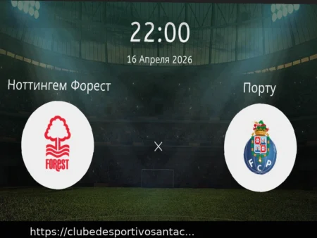 Ноттингем Форест – Порту: прогноз на матч 16 апреля 2026