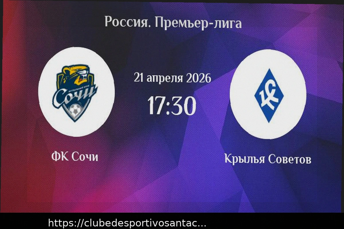 Preview Прогноз на матч Сочи — Крылья Советов 21 апреля 2026