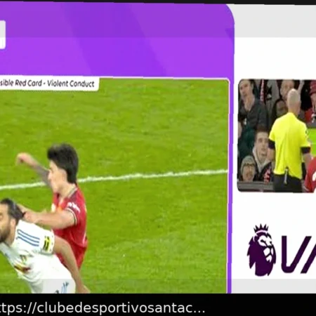 Leeds domina e Manchester United se complica: dois gols de vantagem e expulsão