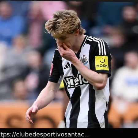 Eddie Howe exige 100% de compromisso de Anthony Gordon no Newcastle