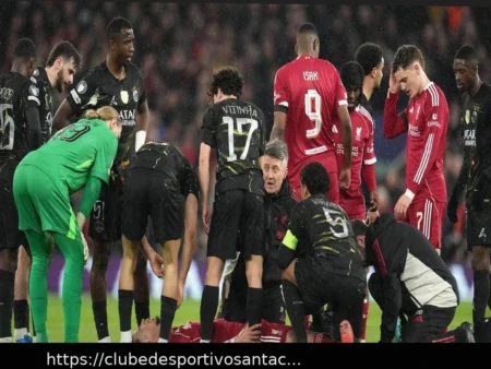 Liverpool: Lesão de Ekitike ‘não parecia bom’, diz Slot após eliminação na Liga dos Campeões