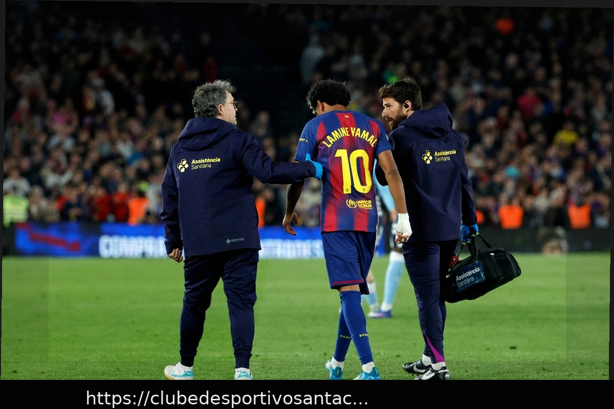 Preview Atualização sobre lesão de Lamine Yamal: indícios iniciais apontam para revés significativo para estrela do Barcelona e da Espanha