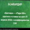 Прогноз на матч Балтика – Пари НН 11 апреля 2026
