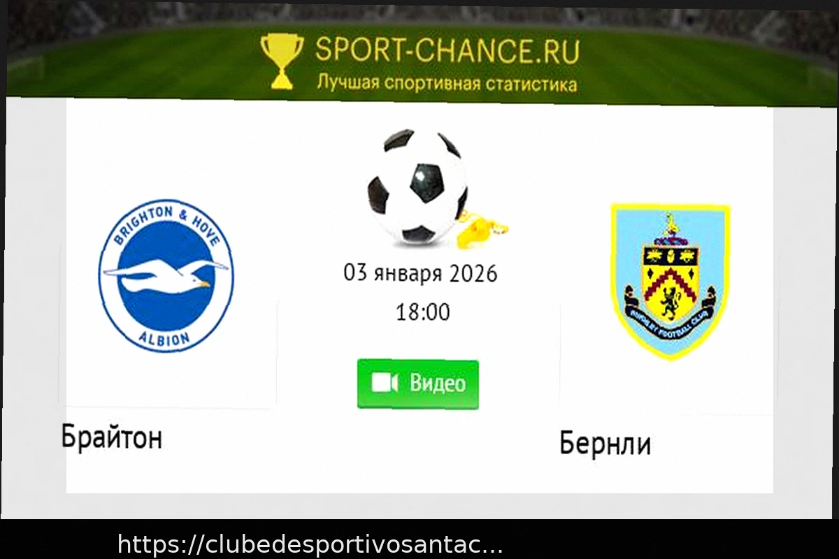 Preview Бернли – Брайтон: анализ матча и перспективная ставка