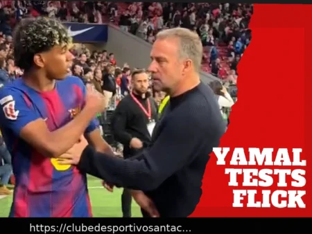 Flick Garante Apoio e Proteção a Lamine Yamal Após Frustração em Campo