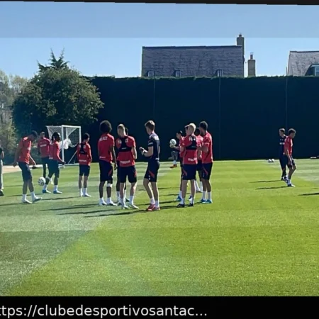 Crystal Palace Inicia Treino Final em Londres: Jogadores Aquecem Antes do Confronto Contra a Fiorentina