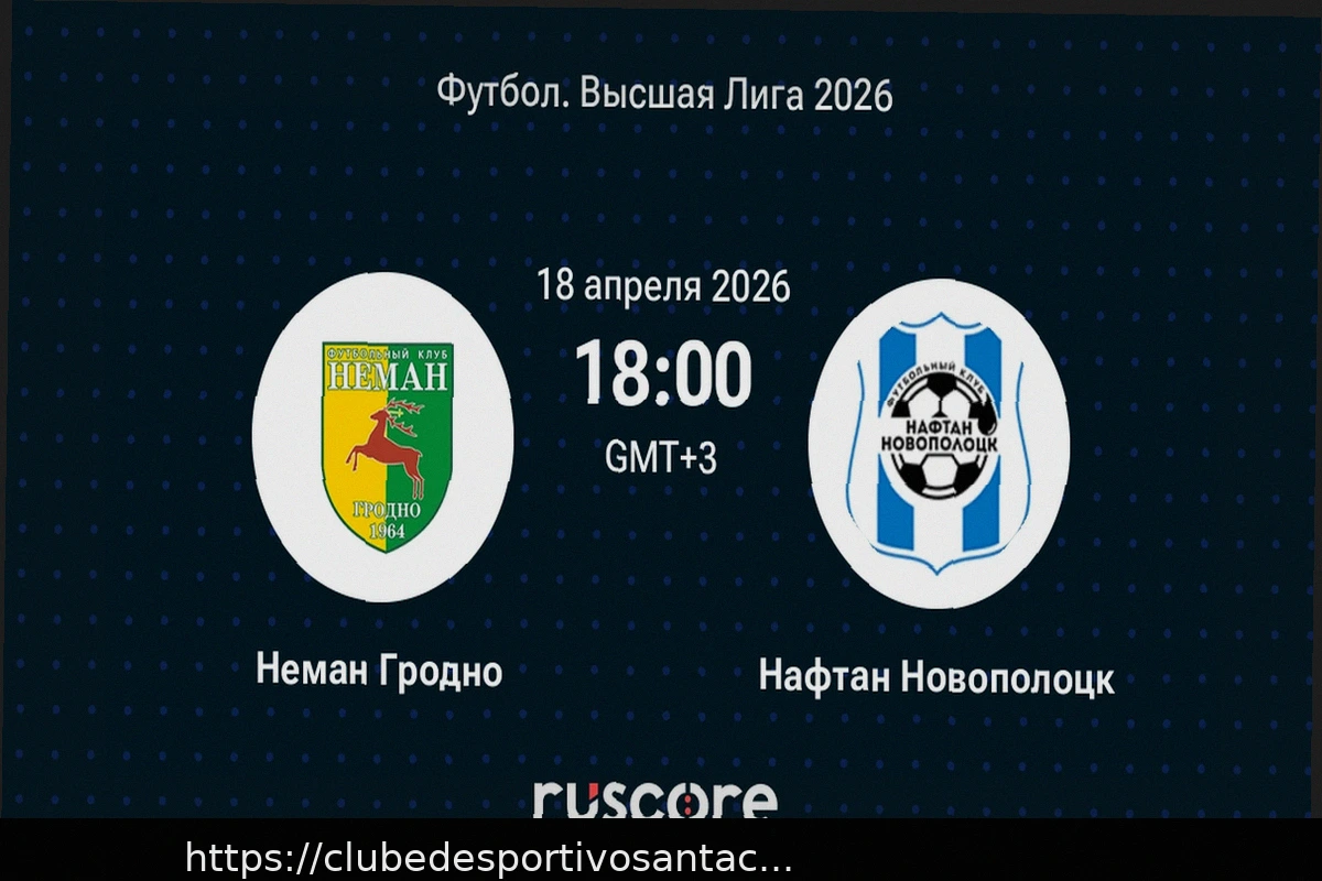 Preview Neman vs Naftan Novopolotsk: Análise Completa e Previsão para 18 de Abril de 2026