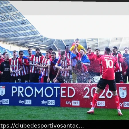 Lincoln City conquista promoção histórica para o Championship