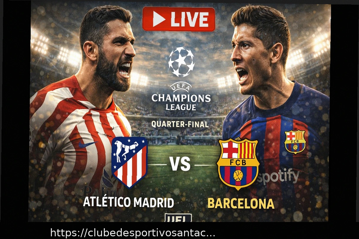 Preview Atlético de Madrid x Barcelona ao vivo: escalações confirmadas e detalhes da transmissão na Liga dos Campeões