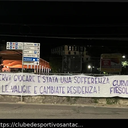 Torcida Organizada da Fiorentina Cobra Jogadores: “Façam as Malas e Mudem de Residência”