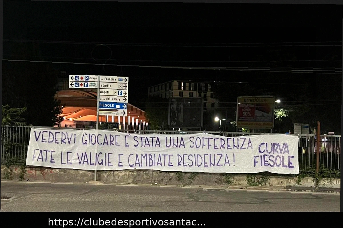 Preview Torcida Organizada da Fiorentina Cobra Jogadores: “Façam as Malas e Mudem de Residência”
